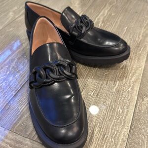 Cole Haan Women's Geneva Chain Hardware Loafer Flats 7.5 B